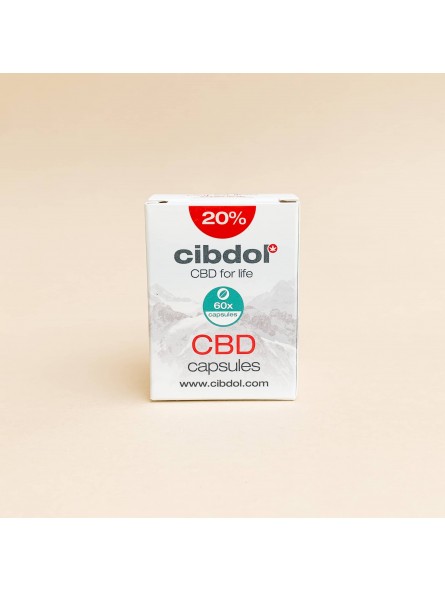 Capsules 20% CBD - Cibdol CBD Capsules 20% CBD - Cibdol CBD