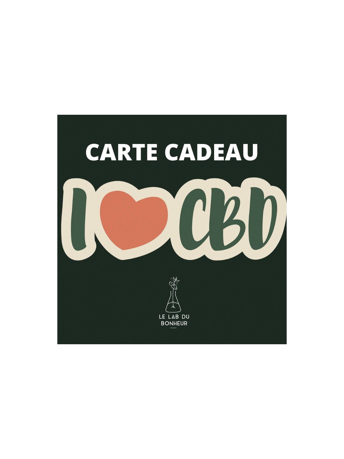 Carte cadeau CBD - 30€ - Le Lab du Bonheur CBD