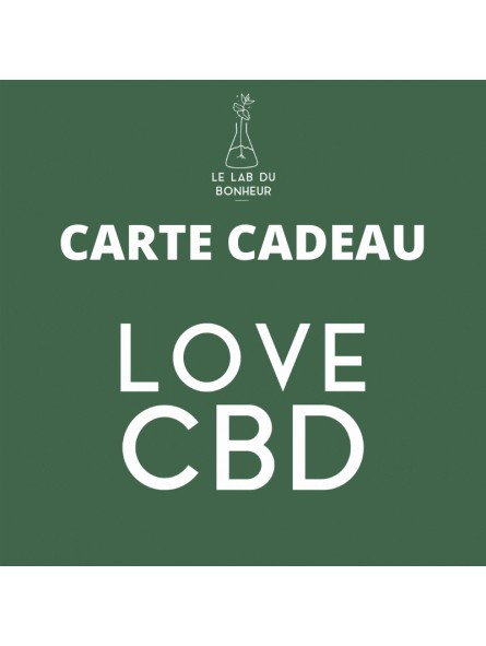 Carte cadeau CBD - 50€ - Le Lab du Bonheur CBD