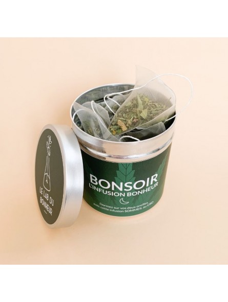 Infusion CBD Bonsoir en sachet - Le Lab du Bonheur CBD
