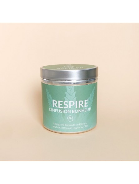 Infusion CBD Respire en sachet - Le Lab du Bonheur  CBD