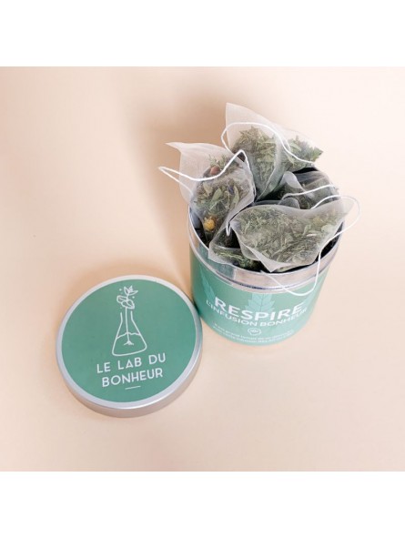 Infusion CBD Respire en sachet - Le Lab du Bonheur  CBD