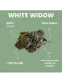 Fleur de CBD - La White Widow  CBD
