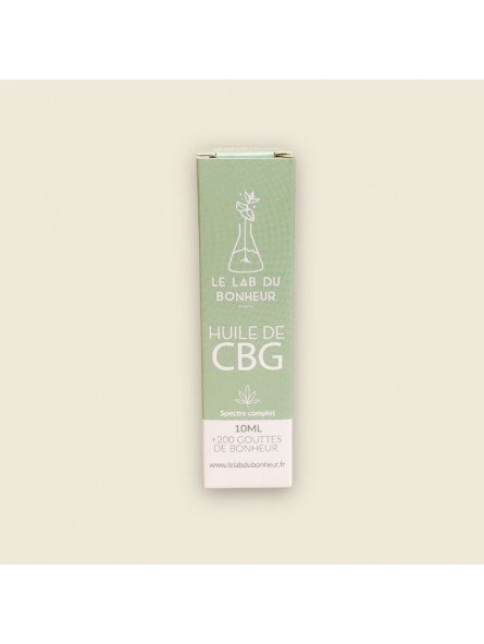 Huile de CBG 5% - Récupération - Le Lab du Bonheur  CBD