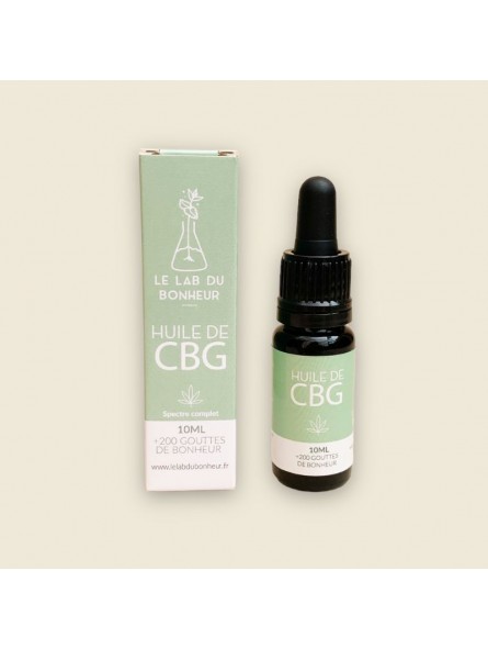 Huile de CBG 5% - Récupération - Le Lab du Bonheur  CBD