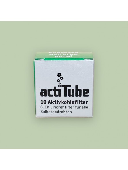 10 filtres à charbon SLIM - ActiTube  CBD