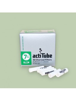 50 filtres à charbon SLIM - ActiTube  CBD