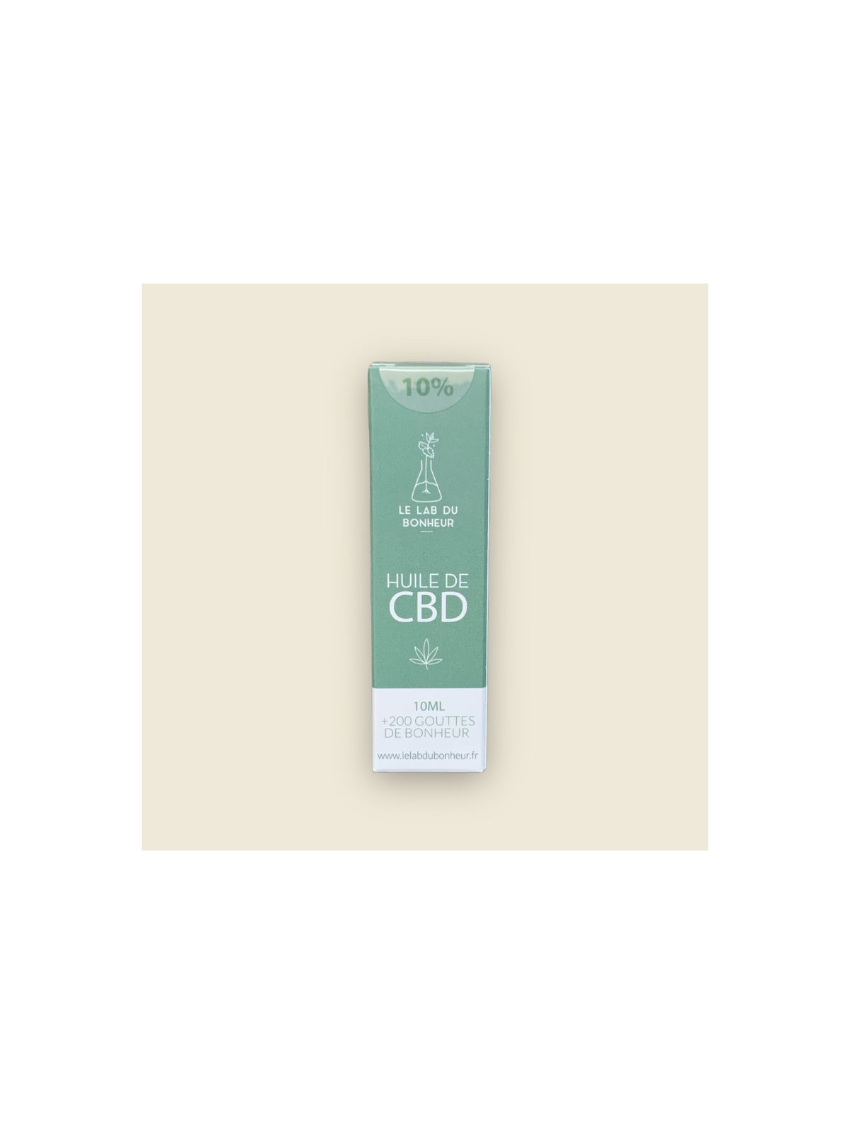 Huile de CBD 10% - Le Lab du Bonheur - base huile d'olive CBD