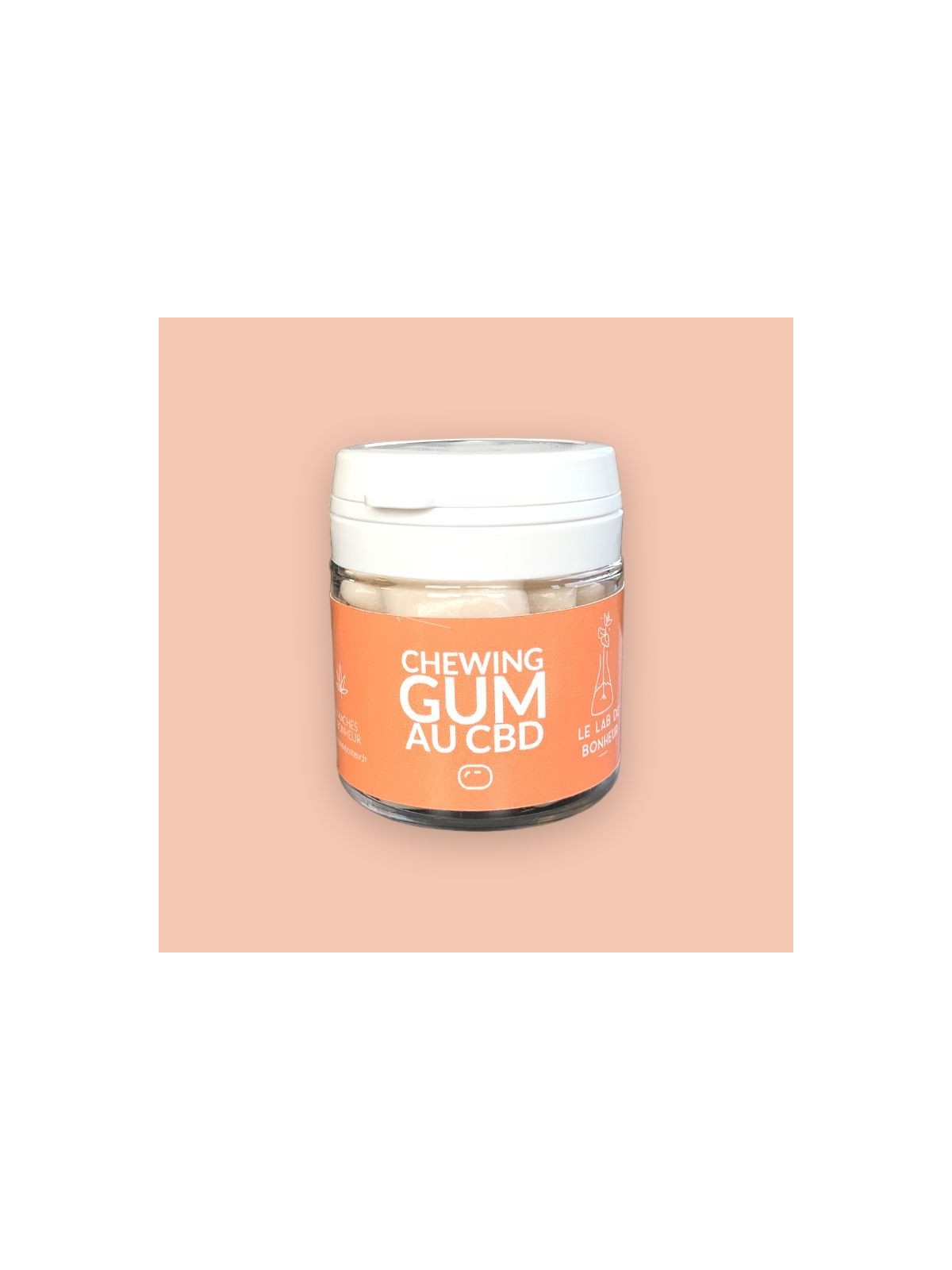 Chewing-gum au CBD - Le Lab du Bonheur CBD