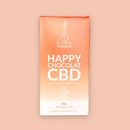 Happy chocolat au CBD - 80g - Le Lab du Bonheur CBD