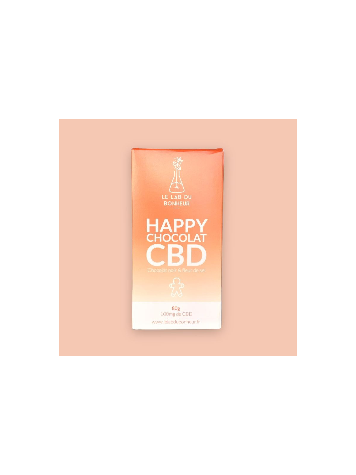 Happy chocolat au CBD - 80g - Le Lab du Bonheur CBD