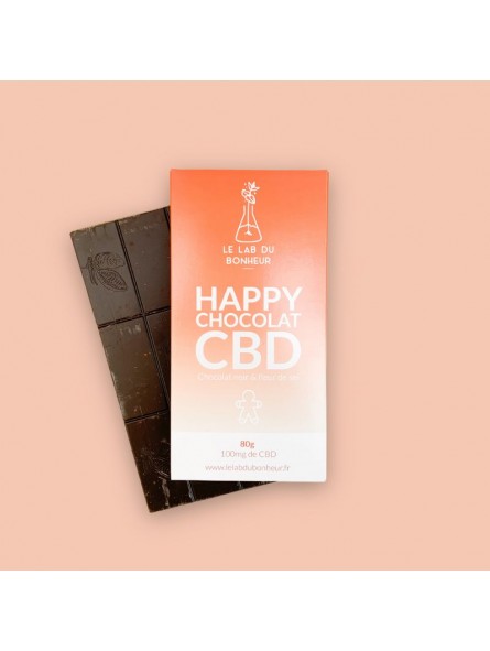 Happy chocolat au CBD - 80g - Le Lab du Bonheur CBD