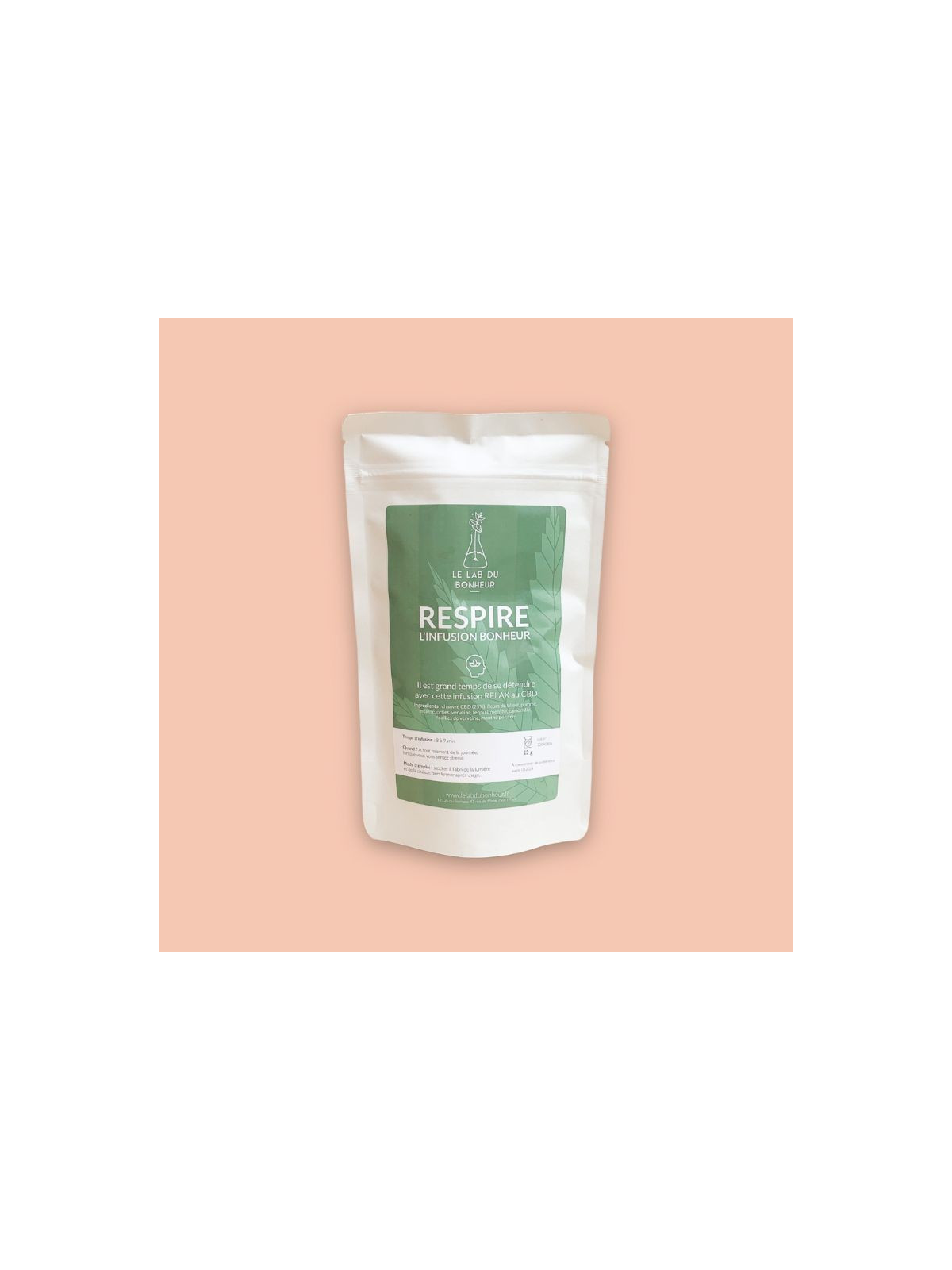 Infusion CBD Bien-Être Respire - Le Lab du Bonheur CBD