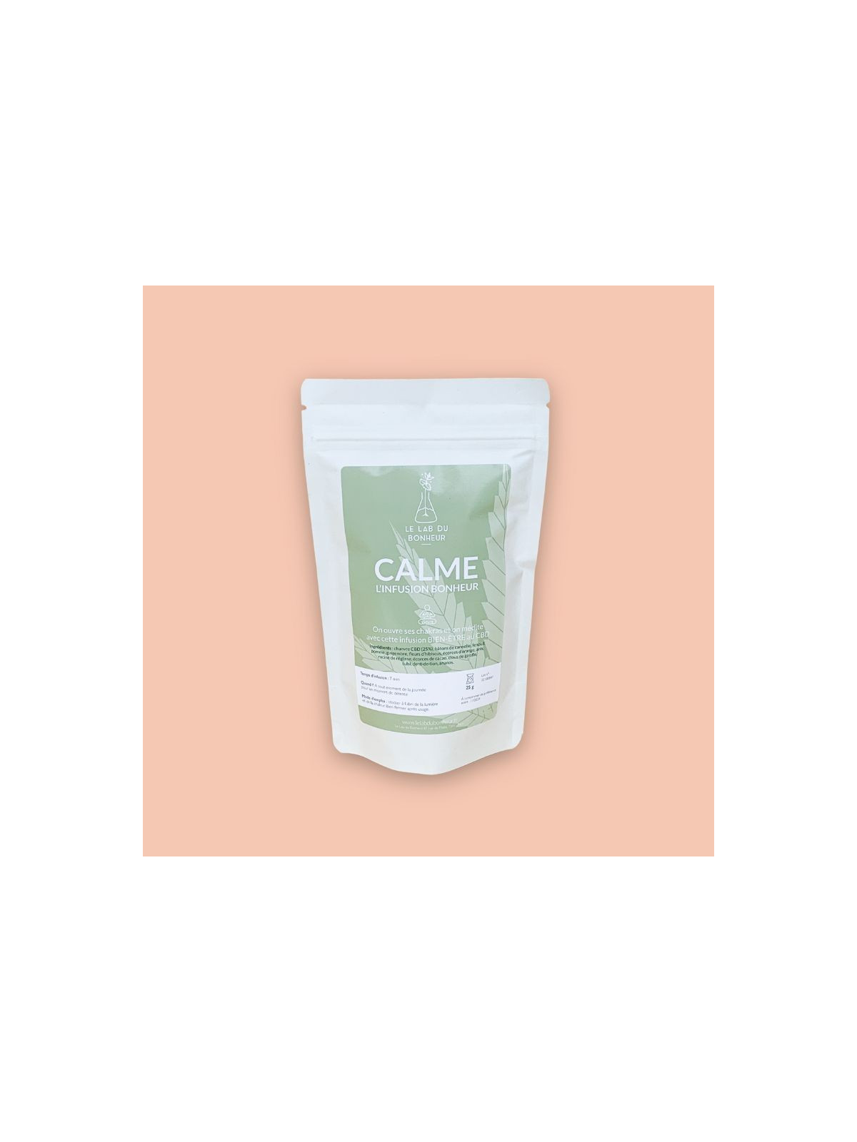 Infusion CBD relaxation Calme Namaste - Le Lab du Bonheur CBD