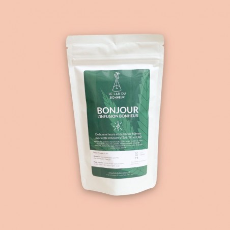 Infusion CBD Bonjour - Le Lab du Bonheur CBD