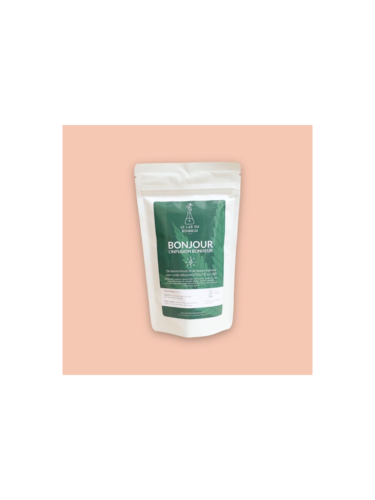 Infusion CBD Bonjour - Le Lab du Bonheur CBD