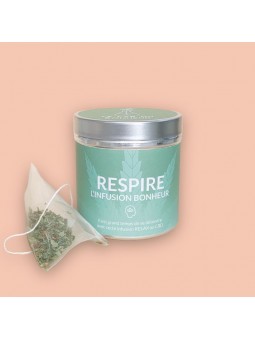 Infusion CBD Respire en sachet - Le Lab du Bonheur  CBD