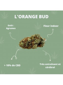 Fleur de CBD - L'Orange Bud  CBD