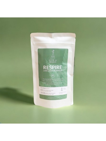 Infusion CBD Bien-Être Respire - Le Lab du Bonheur CBD