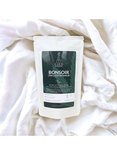 Infusion CBD Douce Nuit Bonsoir - Le Lab du Bonheur CBD