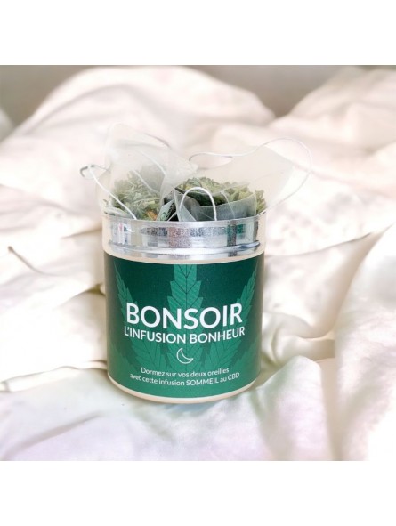 Infusion CBD Bonsoir en sachet - Le Lab du Bonheur CBD