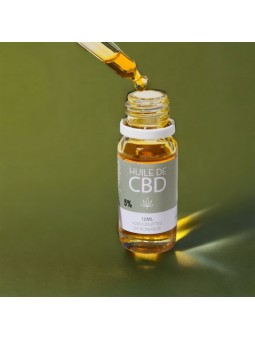 Huile de CBD 5% - Le Lab du Bonheur - base huile d'olive CBD