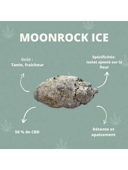 Fleurs de CBD - La Moonrock Ice  CBD