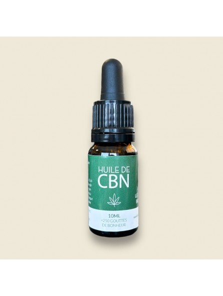 Huile de CBN 10% - Sommeil réparateur - Le Lab du Bonheur  CBD