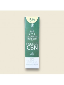 Huile de CBN 5% - Sommeil réparateur - Le Lab du Bonheur  CBD
