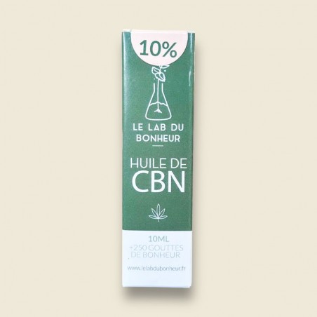 Huile de CBN 10% - Sommeil réparateur - Le Lab du Bonheur  CBD