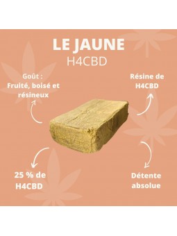 Résine H4CBD + CBN - Le Jaune