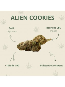 Fleur de CBD - L'Alien Cookies  CBD