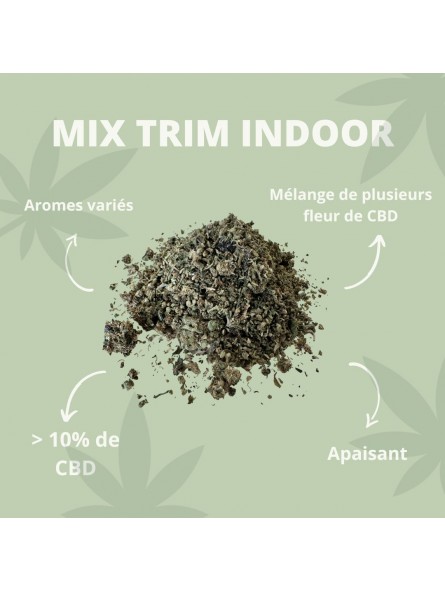 Fleurs de CBD mix - Trim CBD indoor  CBD