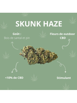 Fleur de CBD - La Skunk Haze  CBD