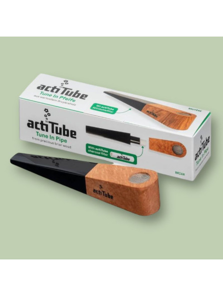 Pipe en bois de bruyère - Actitube Vaporisateurs CBD et accessoires CBD