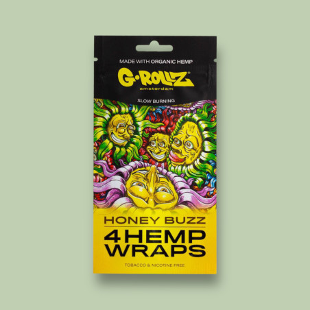 Feuilles à rouler blunt wrap goût miel - G-Rollz  CBD