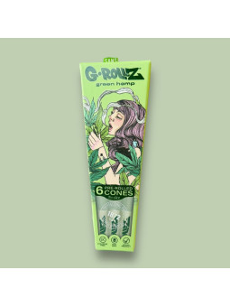 Feuilles pré-roulées blunt - vert - G-Rollz  CBD