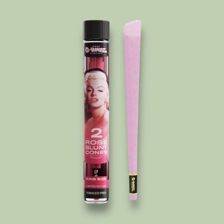 Feuilles pré-roulées blunt - rose - G-Rollz  CBD