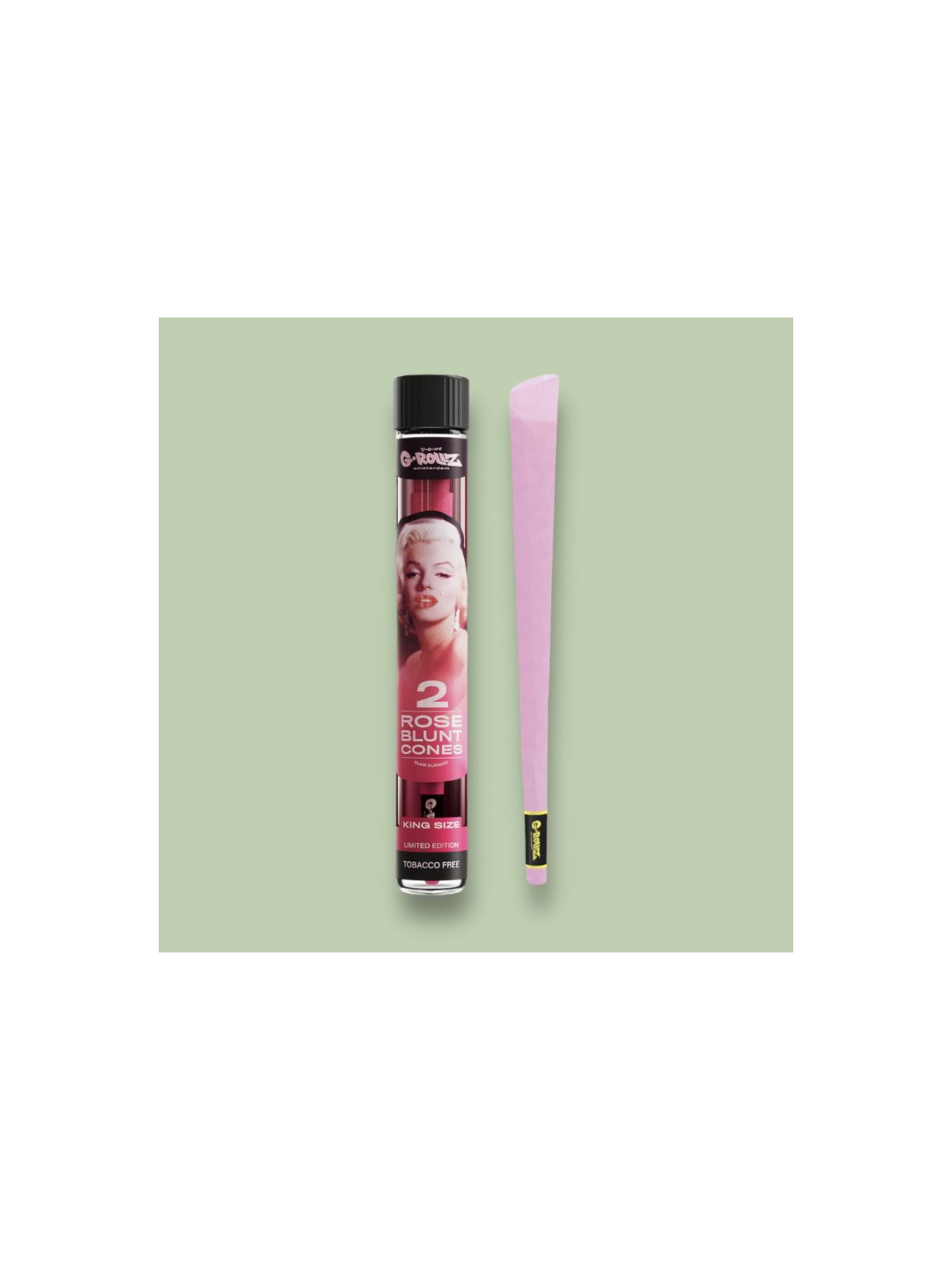Feuilles pré-roulées blunt - rose - G-Rollz  CBD