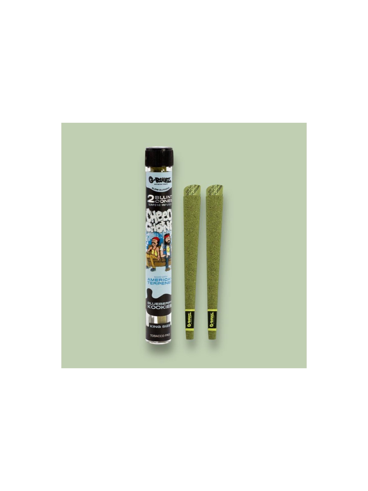Feuilles pré-roulées blunt - Blueberry Kookie - G-Rollz  CBD