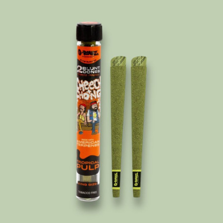 Feuilles pré-roulées blunt - Tropical - G-Rollz  CBD