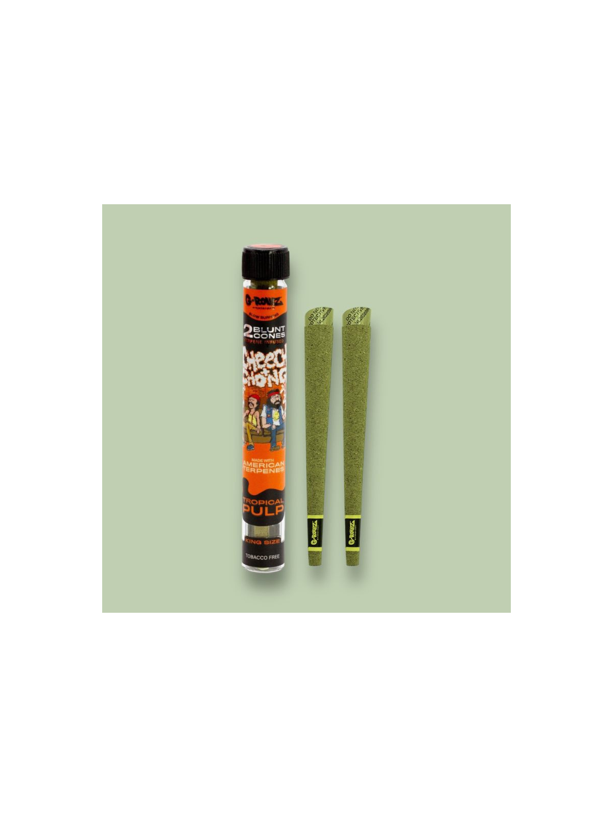 Feuilles pré-roulées blunt - Tropical - G-Rollz  CBD