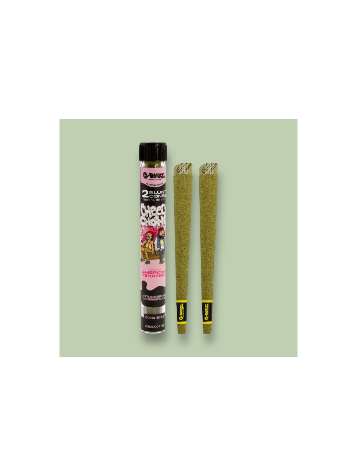 Feuilles pré-roulées blunt - Fraise - G-Roll  CBD