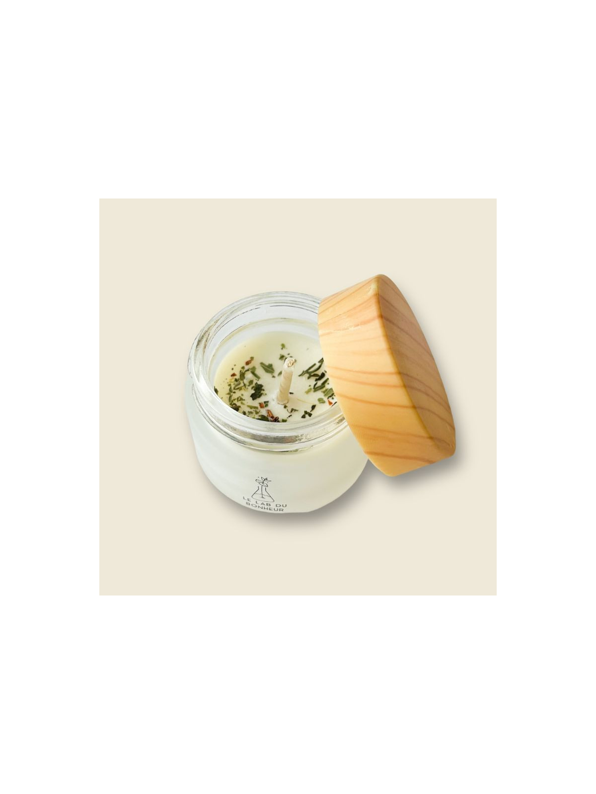 Mini bougie au cannabis Hug Me Kiss Me - Le Lab du Bonheur  CBD