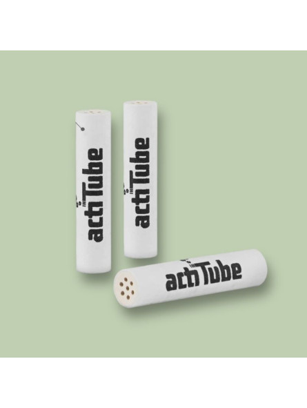 100 filtres à charbon 8mm - Actitube  CBD