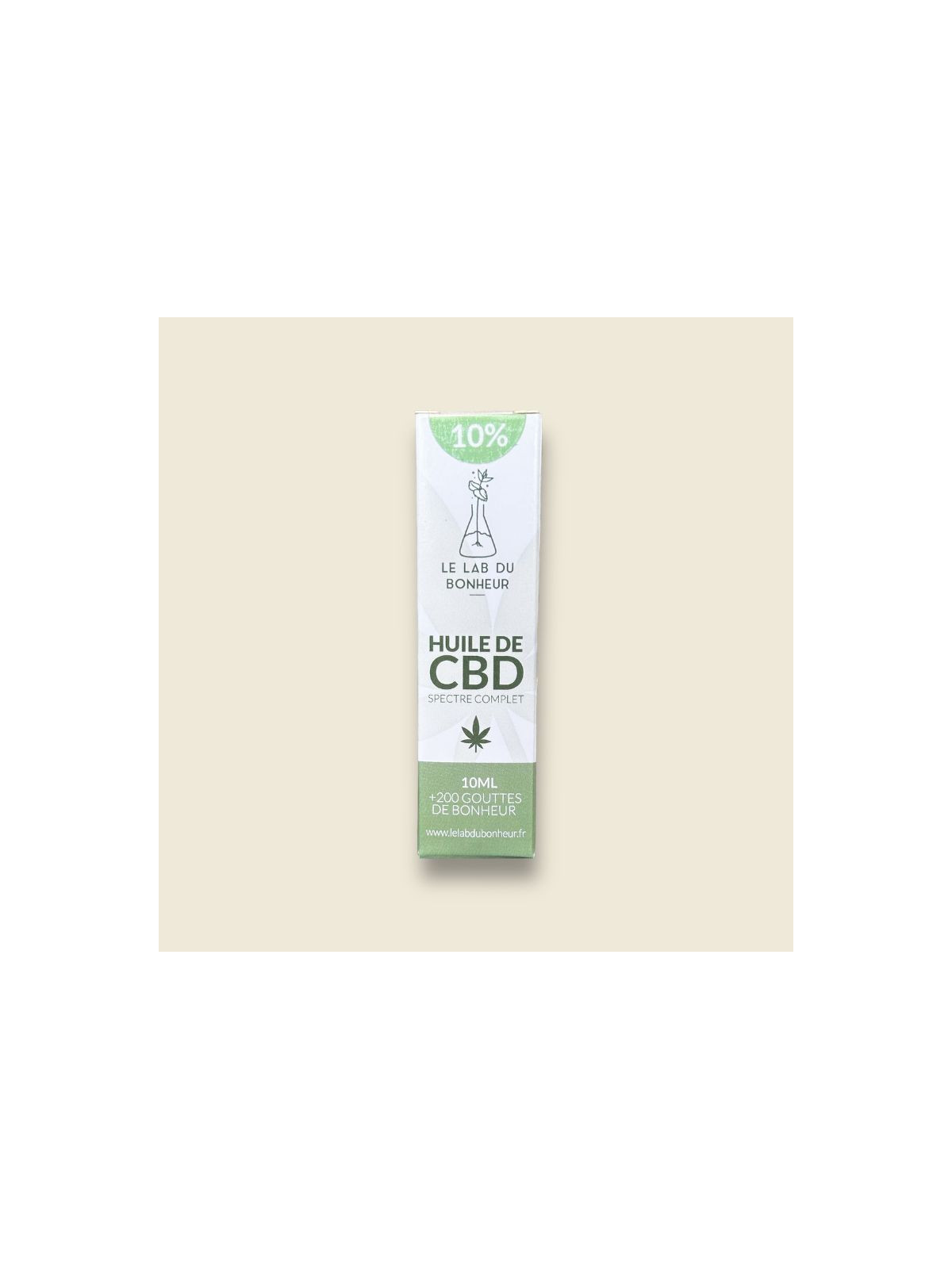 Huile de CBD 10% Full Spectrum - Le Lab du Bonheur CBD