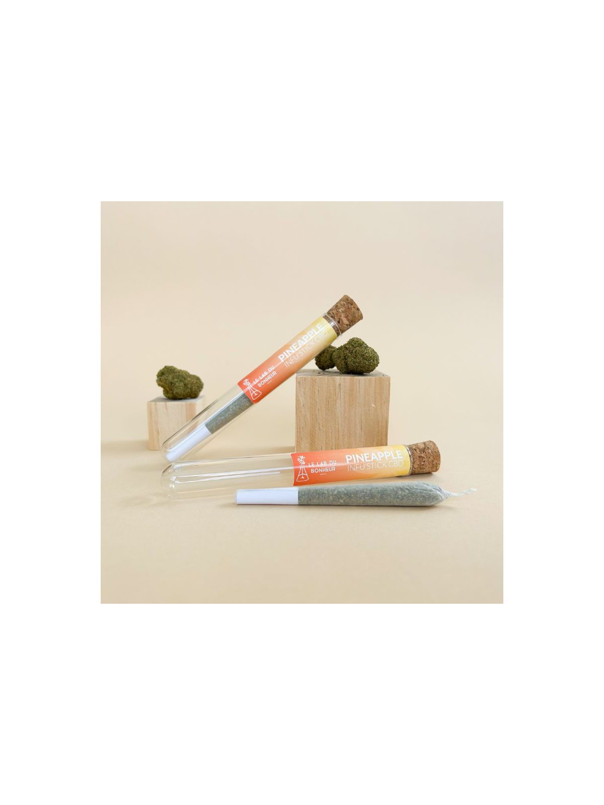 Pineapple - Infu'Stick - pré-roulé CBD - Le Lab du Bonheur Cones pré-roulés CBD