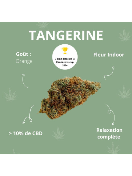 Fleur de CBD - La Tangerine G13  CBD