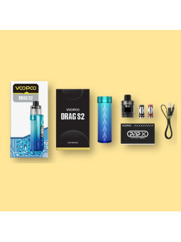 BOX DRAG S2 - VOOPOO Vape e-cig CBD