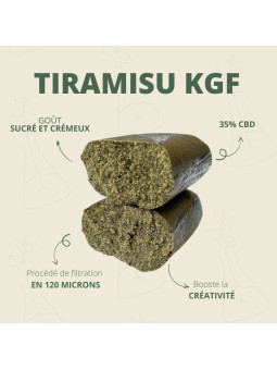 Résine CBD - La Tiramisu KGF 120u CBD CBD